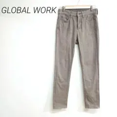 GLOBAL WORK グレー カジュアルパンツ XS シンプル　ポケット