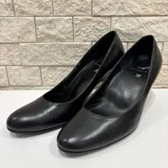 外観美品 Wacoal SUCCESS WALK ワコール ブラック 23.5のサムネイル