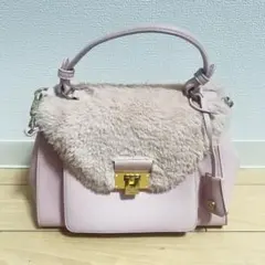 Samantha Vega ファー付き ショルダーバッグ