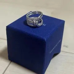 Swarovski シルバー 重ねリング
