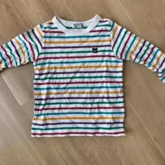 DOUBLE.B ストライプ 長袖Tシャツ 100cm