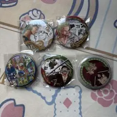 ONEPIECE ワンピース ゾロ バルトロメオ 麦わらの一味 缶バッジ セット