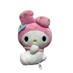 希少　サンリオ　My Melody ぬいぐるみ ふんわり　マイメロディ　横坐り