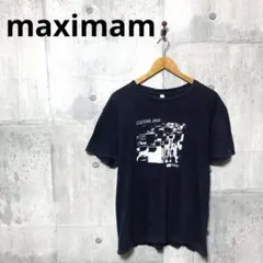 maximam マキシマム プリントT Tシャツ L ブラック