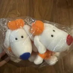犬のぬいぐるみ 2体セット