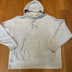 Champion リバースウェーブグレーパーカー 古着2XL
