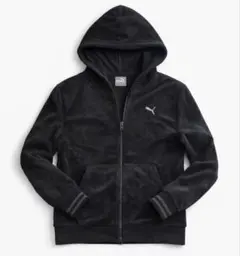 最終値下げ‼️超美品　プーマ　PUMA ブラック タオル生地　パイル　パーカー