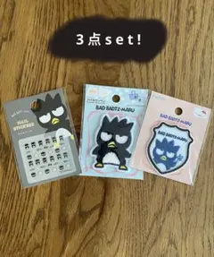 即購入OK◎新品 ばつ丸 ワッペン ネイルシール サンリオ はぴだんぶい
