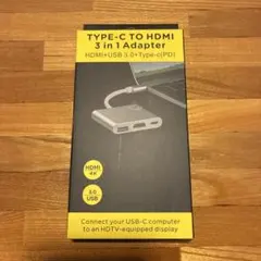 Type-C to HDMI 3 in 1 アダプター