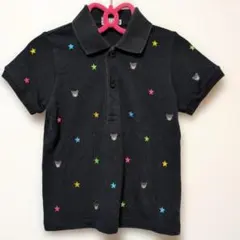 ダブルビー　ポロシャツ　ブラック　100㎝　ミキハウス　Tシャツ
