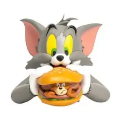 トムとジェリー フィギュア 車載せ バスト ミニバーガー おもちゃ プレゼント