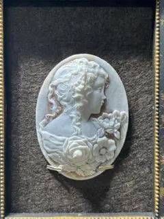 もっとお値下❣️ドイツ貴婦人の肖像画のミニ額‼️なんて上品❣️気品