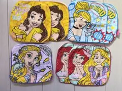 ディズニープリンセス　ハンドタオル　7枚セット