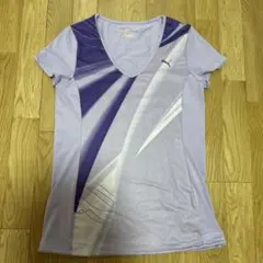PUMA 薄紫 グラフィックTシャツ