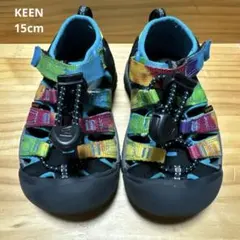 KEEN サンダル マルチカラー カラフル 15cm