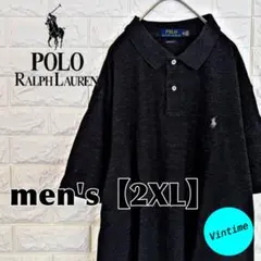 y314【POLO Ralph Lauren】刺繍ロゴポロシャツ【メンズ2XL】