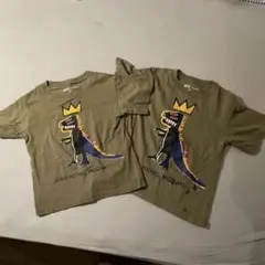 UT 恐竜プリント Tシャツ 110cm 120cm 2枚セット