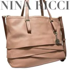 NINA RICCI ニナリッチ2way トートバッグ ショルダーバッグ ピンクのサムネイル