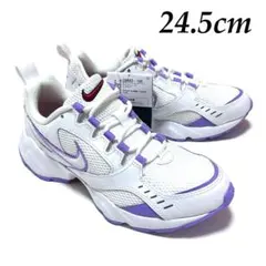 新品　24.5cm　ナイキ　ウェメンズ エアハイツ　ホワイト　ブルー　　厚底