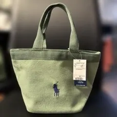 ラルフローレン ミニトートバッグ グリーン 未使用