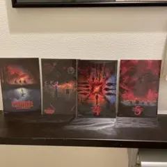 ストレンジャーシングス　ポストカード4枚セット