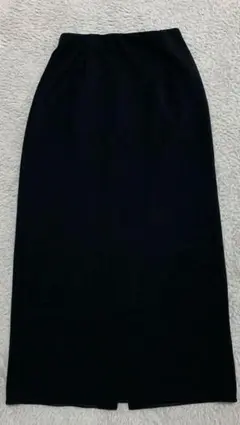 ユニクロ　ストレッチダブルフェイスナロースカート　Sサイズ　ブラック