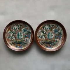 九谷焼 庄三 皿2枚セット 鳳凰 花鳥図 伝統工芸のサムネイル
