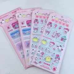 サンリオ ぷっくりシール 4枚セット サンリオ湯