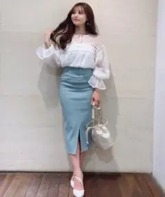 【美品】ROYAL PARTY ガムストレッチタイトスカート