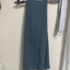 グレー スラックス ハイウエスト