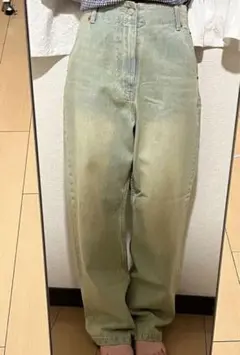パーリッシィデニム ハイウエストパンツ Sサイズのサムネイル