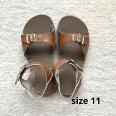saltwater サンダル tan サイズ11 ソルトウォーター 水陸両用