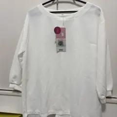 CLOSSHI オトナの美スタイル トップス ホワイト LL
