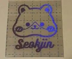 BTS JIN ジン　アミボム　アミボム用　ステッカー　ホログラム　ハムスター