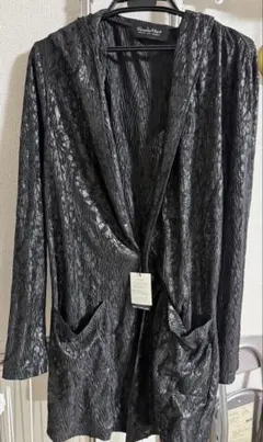 Trendy Mark フード付きカーディガン 黒　新品