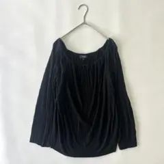 セオリー 長袖 ギャザー ブラウス とろみ