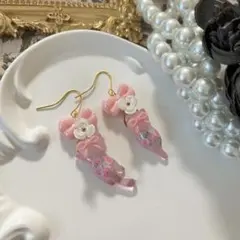 ♡ハンドメイド♡ビジューピアスorイヤリング№734風鈴 - メルカリ