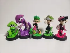 スプラトゥーン amiibo 5体セット アオリ ホタル イカ ボーイ