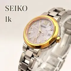 SEIKO LUKIA 腕時計 コンビ 電波ソーラー ピンク ゴールド