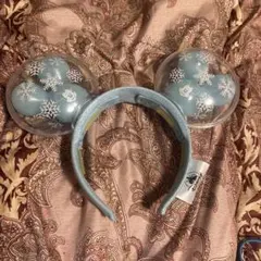 海外ディズニー カチューシャ 光る バルーン 水色