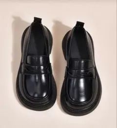 ローファー キッズシューズ 黒 21.5cm 卒園式 卒業式