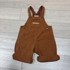 ミキハウス ブラウンオーバーオール 100