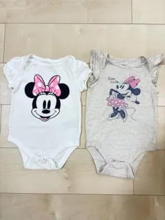 baby GAP ミニー ロンパース 2枚セット 6-12ヶ月 保育園洗い替え◎