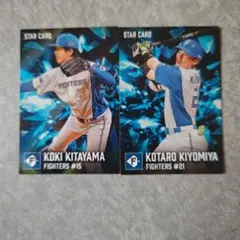 プロ野球チップス 日本ハムファイターズ 北山亘基 田中正義 - メルカリ