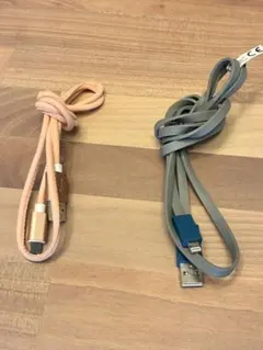 USBケーブルセット USB-A to Lightning & USB-C 2本