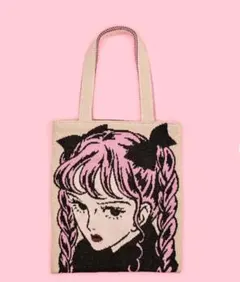 レア　二階堂ふみさん愛用　編み物堀ノ内 クラウスノミトートバッグ レア 二階堂ふみさん愛用 編み物堀ノ内 クラウスノミトートバッグ