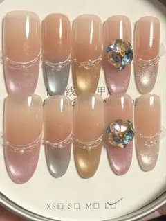 ネイルチップ 10個セット グラデーション