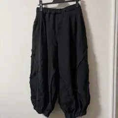 ブラックコムデギャルソン 25AW バルーンパンツ 寅壱パンツ エステル縮