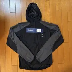 【極美品】ホグロフス　軽量ストレッチ　ナイロンパーカ　S タグ付き　ブラックのサムネイル