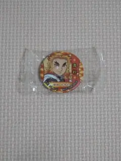 鬼滅の刃　くら寿司　ビッくらポン オリジナル和風缶バッジ 煉獄杏寿郎